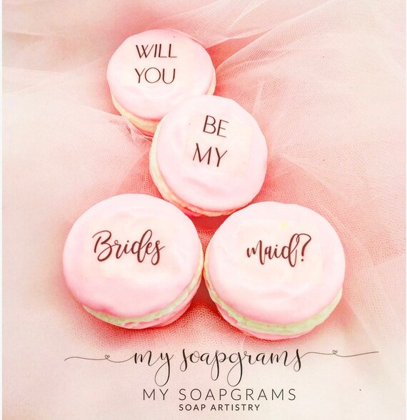 Bridesmaid Proposal Gift Macaron Soap Gift Il_570xn