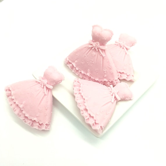 25 Pink Dress Soap Favors Quinceañera Favors Bridal Shower Favors Baby Shower Dress Soaps It's a girl gift Il_570xn