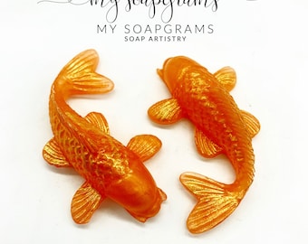 Fish Soap Set / Koi Soaps / Decorative Soap / Koi Soap Set