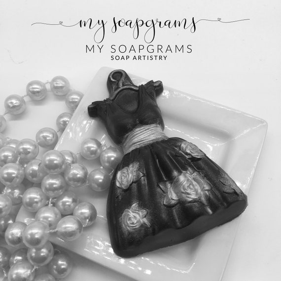 Little Black Dress Soap Quinceañera Favors Bridal Shower Favors Breakfast at Tiffany's Favors Dress Soaps Il_570xn