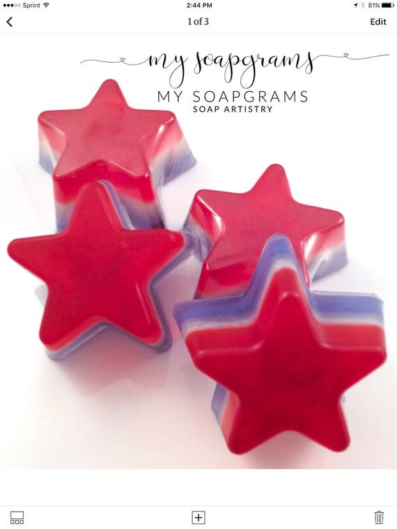 Patriotic Stars Soap! Il_570xn