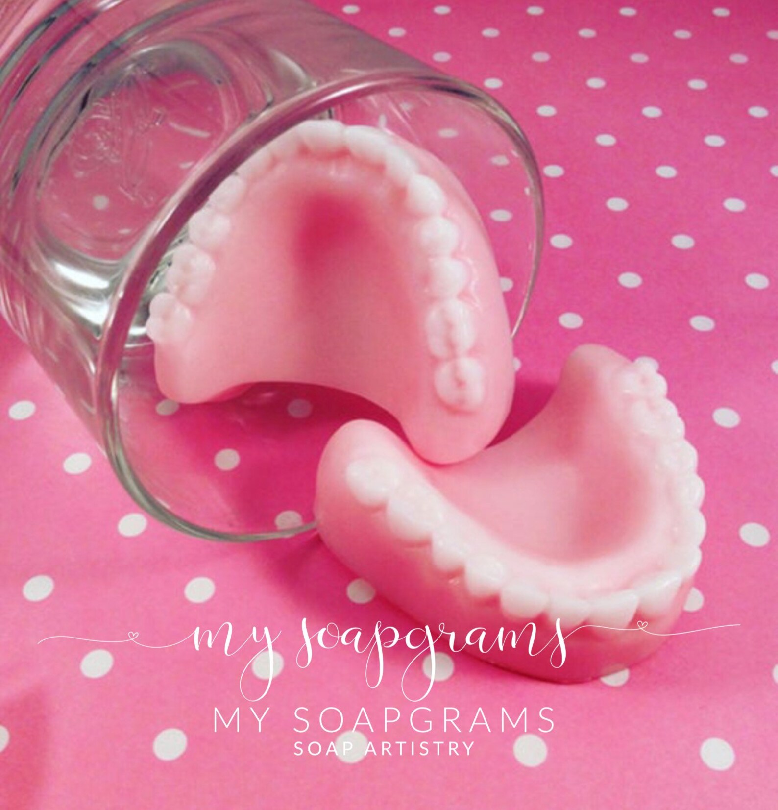 Denture Soap Set / Over the Hill Party Favors / Gag Gift / Etsy