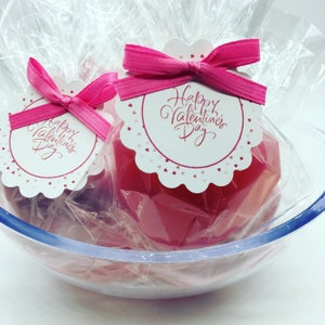 Sapone Cuore, Regalo di San Valentino, Bomboniere Personalizzate, Sapone a Forma di Cuore, Regalo di San Valentino