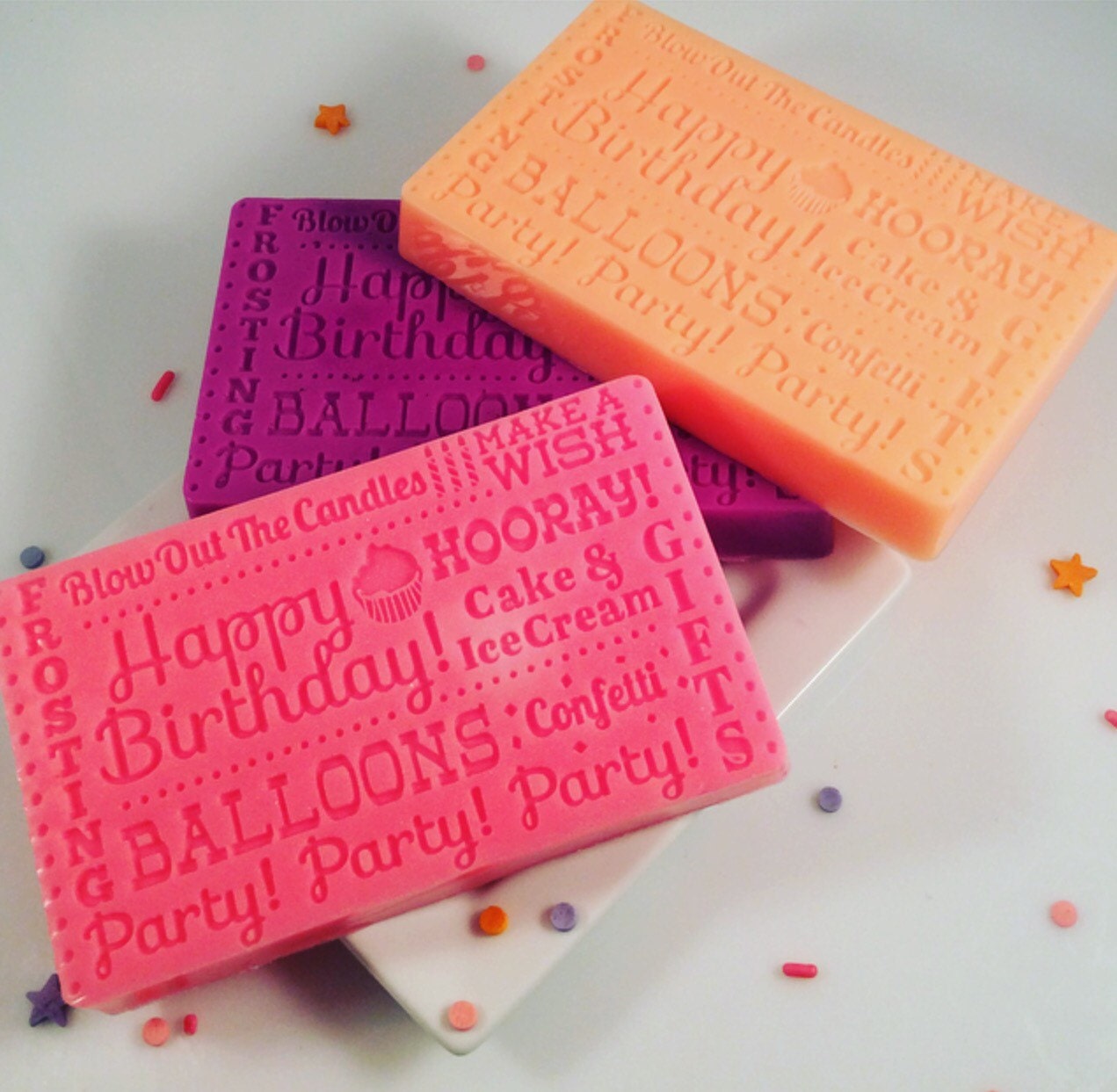 Happy Birthday Soap / Birthday Favors / Birthday Party Favors Etsy