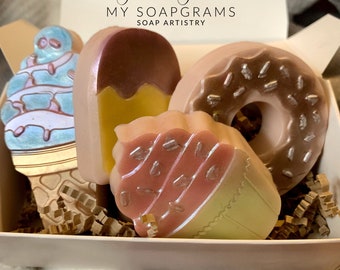 Dessert Soap Set Sweet Soaps / Valentine's gift / Teacher gift