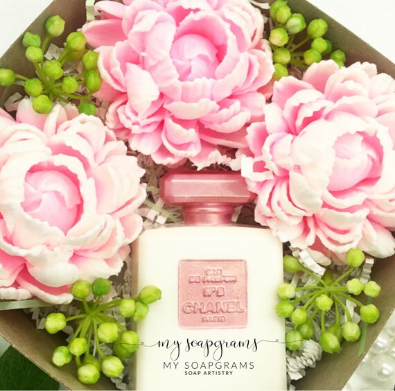 Floral Gift Soap Set Hostess Gift Set Housewarming Gift Happy Birthday Soap Flower Soap Set Thinking of you Mother’s Day Gift Set Bridesmaid Il_570xn