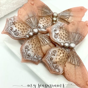 Schmetterling Seifen Set Antike Schmetterlinge Seifen Muttertag Geschenk Dekorative Seife Bronze Schmetterling Seife Set