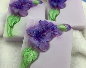 Flower Soap Set Luxurious 3 butter Soap Set Mother’s Day Gift Birthday Bath set Gifts for mom