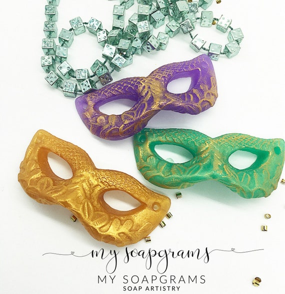 25 Mardi Gras Soap Favors Masquerade Soap Favors Mask Soap Fat Tuesday Celebration Burlesque Party Favors New Years Favors Il_570xn
