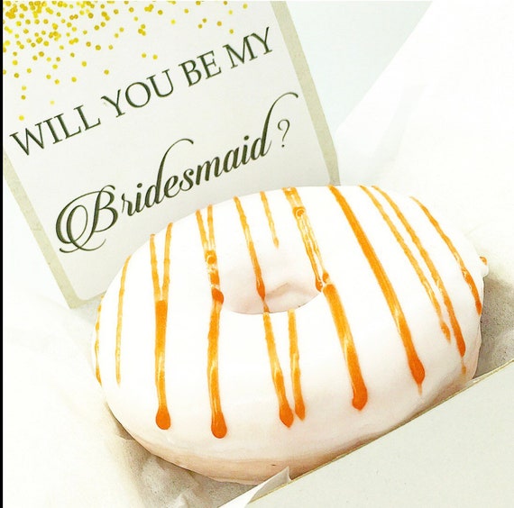 Bridesmaid Proposal Maid of Honor Proposal Donut Soap Proposal Prom Proposal Wedding Party Proposal Will you be my bridesmaid MOH Bestie Il_570xn