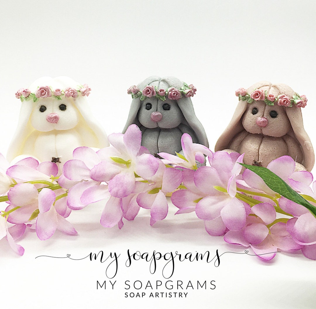 Soaping Rabbit Bunny Rabbit Soap | Some Bunny Loves Me | Easter Deco | Bunny Rabbit ...