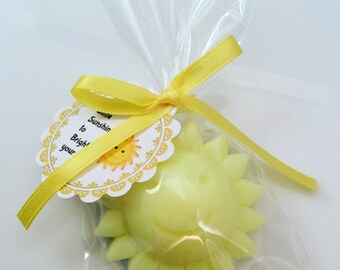 50 Sunshine Soap Favors / Birthday Favors / Wedding Favors / Shower Favors / Sun Soap Favors