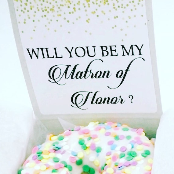 Donut act like you knew this was coming Will you be my Bridesmaid Maid of Honor Personalize Proposal Donut Proposal 3d Prom Proposals Il_570xn