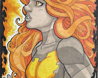 Phoenix from X-men original fan artwork