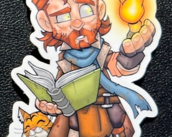 Critical Role Caleb Vinyl Sticker