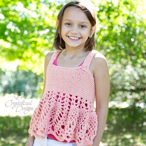 PDF Crochet PATTERN Havanna Dress or Shirt Child Sizes