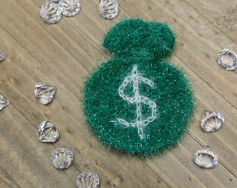 PDF Crochet PATTERN Money Scrubby Crochet Pattern