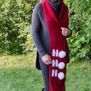 PDF Crochet PATTERN Ho Ho Ho Scarf image 5