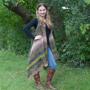 PDF Crochet PATTERN Annona Cascading Cardigan
