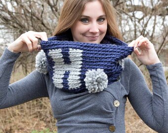 PDF Crochet PATTERN Ho Ho Ho Cowl