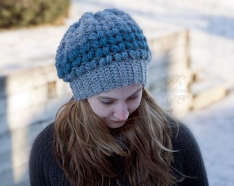 PDF Crochet PATTERN Amora Slouch Hat