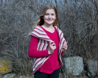 PDF Crochet PATTERN Lollipop Vest Child Sizes