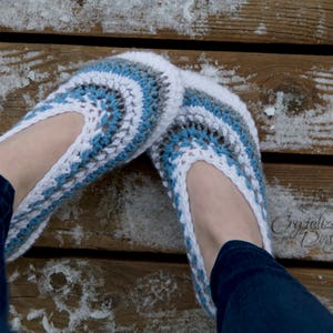 PDF Crochet PATTERN Avalon Slippers