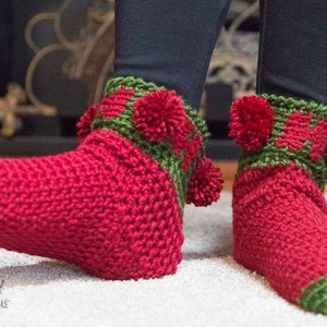 PDF Crochet PATTERN Ho Ho Ho Socks image 6