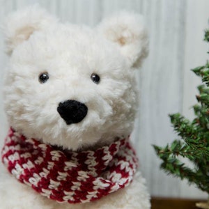 PDF Crochet PATTERN Peppermint the Polar Bear Amigurumi image 6