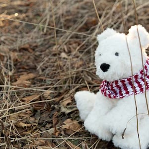 PDF Crochet PATTERN Peppermint the Polar Bear Amigurumi image 3