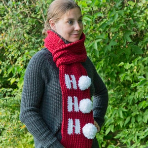 PDF Crochet PATTERN Ho Ho Ho Scarf image 2