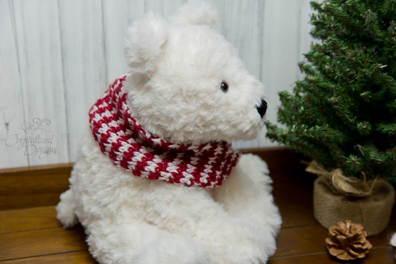 PDF Crochet PATTERN Peppermint the Polar Bear Amigurumi image 5