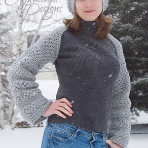 PDF Crochet PATTERN Emma Convertible Shrug