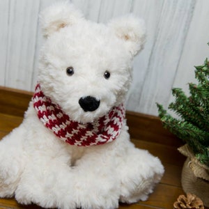 PDF Crochet PATTERN Peppermint the Polar Bear Amigurumi image 8