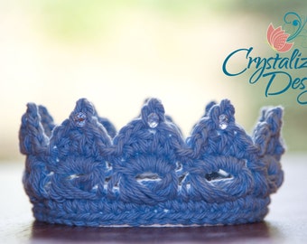 PDF Crochet PATTERN Perfect Prince/Princess Crown