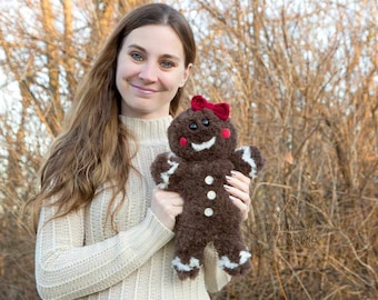 PDF Crochet PATTERN Jaden the Gingerbread Ami