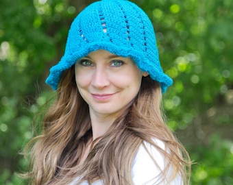 PDF Crochet PATTERN Fritillaria Sun Hat