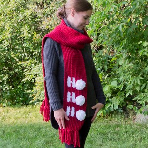 PDF Crochet PATTERN Ho Ho Ho Scarf image 4