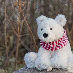 PDF Crochet PATTERN Peppermint the Polar Bear Amigurumi image 4