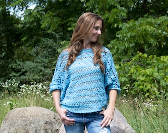 PDF Crochet PATTERN Nikita Pullover