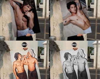 No Frame - Heated Rivalry Hollanov Poster, Shane x Ilya, Hudson Williams x Connor Storrie Premium Satin Poster, Dorm Room Bathroom Decor