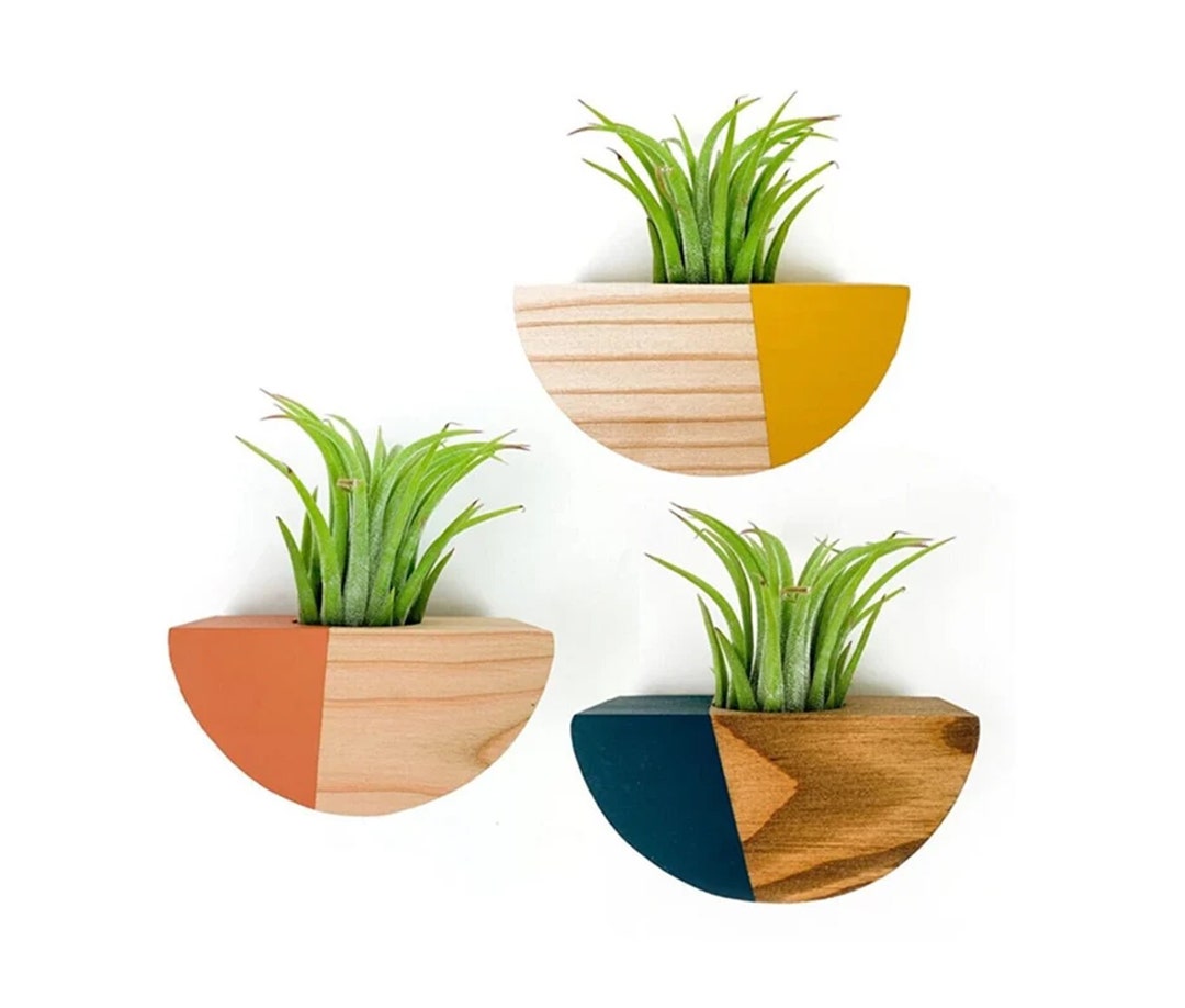 Small Wall Planter Japandi Wal Planter Air Wall Planter Etsy
