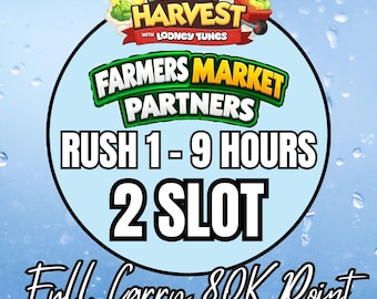 2x Slot - Farmers Market Partners - Monopoly_Go Partners Events (Full Carry Service 80k Point)