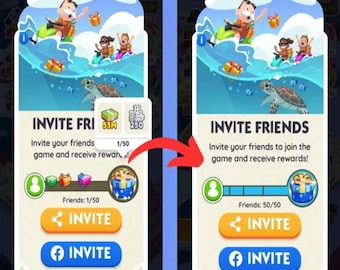 Monopoly_GO Dice: 2510_Dice for New Friends Invite Bar ( Fast Sent )
