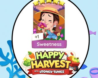 Sweetness - Monopoly_GO 5 Star Stickers - New Album Happy Harvest ( Fast Sent )