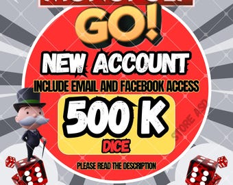 Monopoly_Go New Account 500K Dice - ( Fast Response )