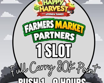 1x Slot - Farmers Market Partners - Monopoly_Go Partners Events (Full Carry Service)