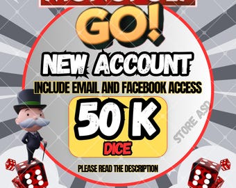 Monopoly_Go New Account 50K Dice - ( Fast Response )