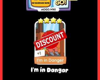 I'm In Danger - Monopoly_GO 4 Star Stickers - New Album June ( Fast Sent )