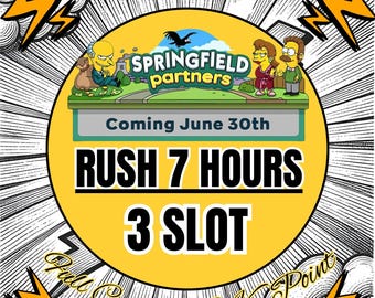 3x Slot - Springfiled Partners - Monopoly_Go Partners (Full Carry Service 80k Point)